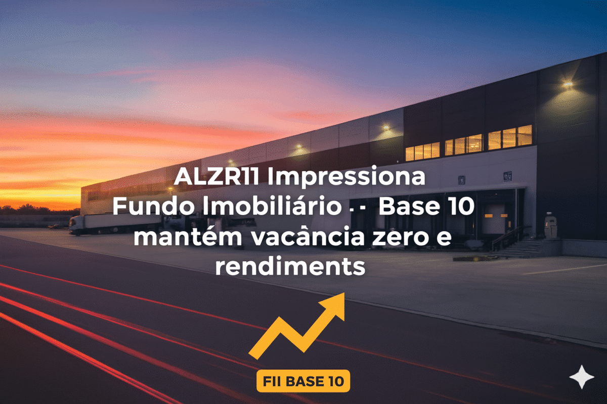ALZR11 Impressiona: Fundo Imobiliário Base 10 mantém vacância zero e rendimento estável