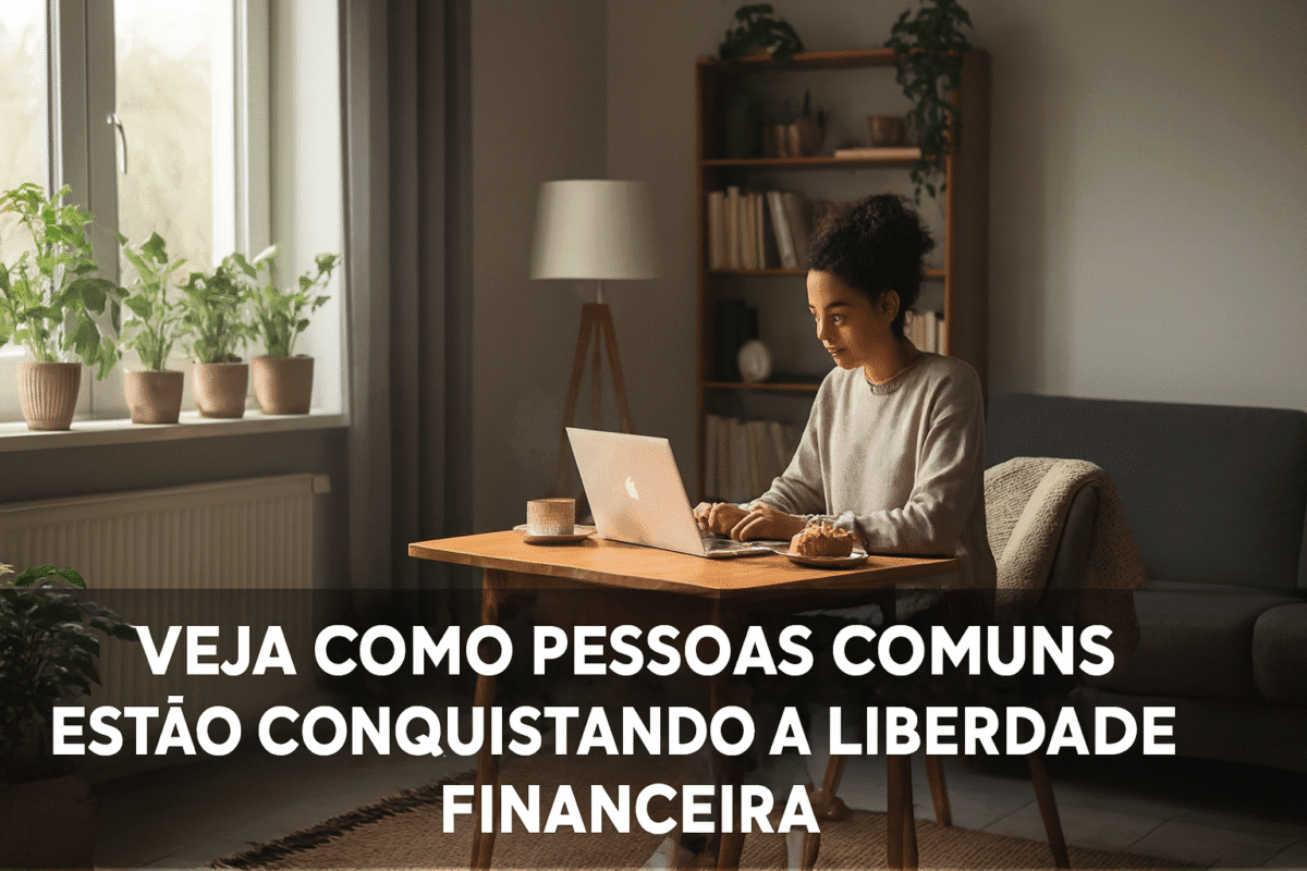 Veja como pessoas comuns estão conquistando a liberdade financeira