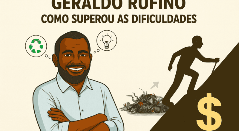 como Geraldo Rufino superou dificuldades financeiras