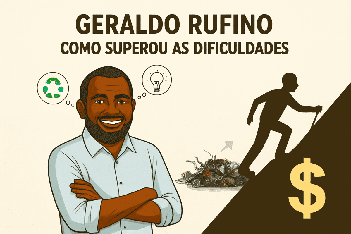 como Geraldo Rufino superou dificuldades financeiras